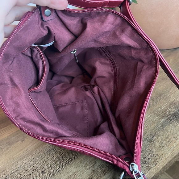 Darling Burgundy Crossbody Bag - Picture 4 of 8